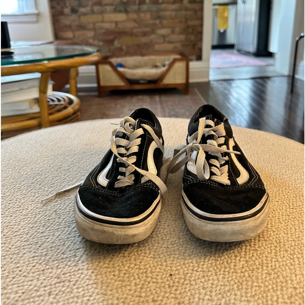 Worn van sneakers!